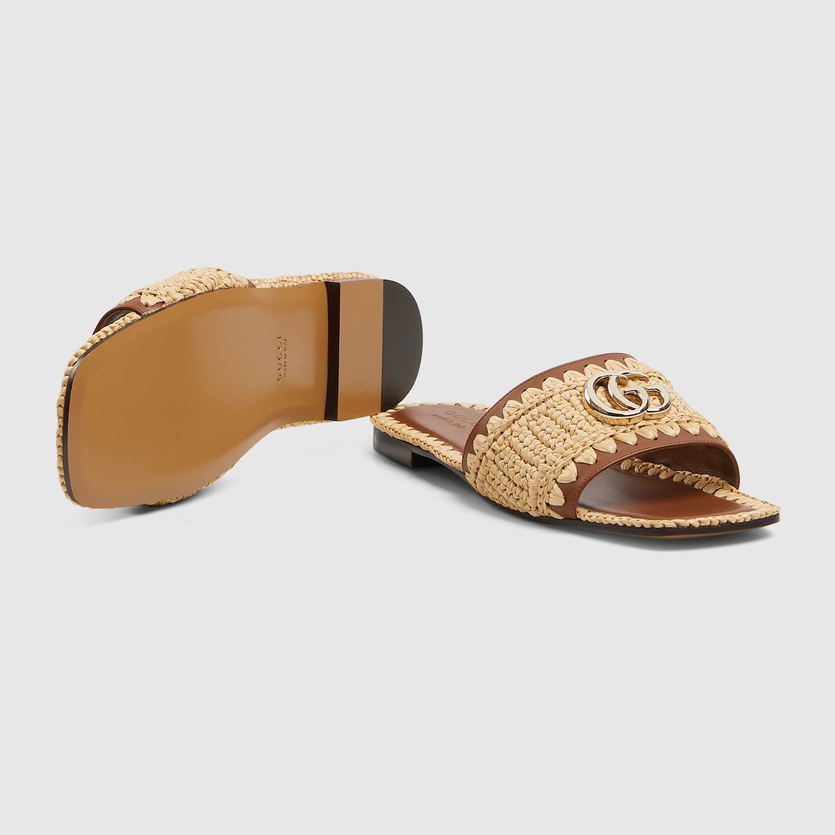 Gucci Women’s slide sandal with Double G - Image 3